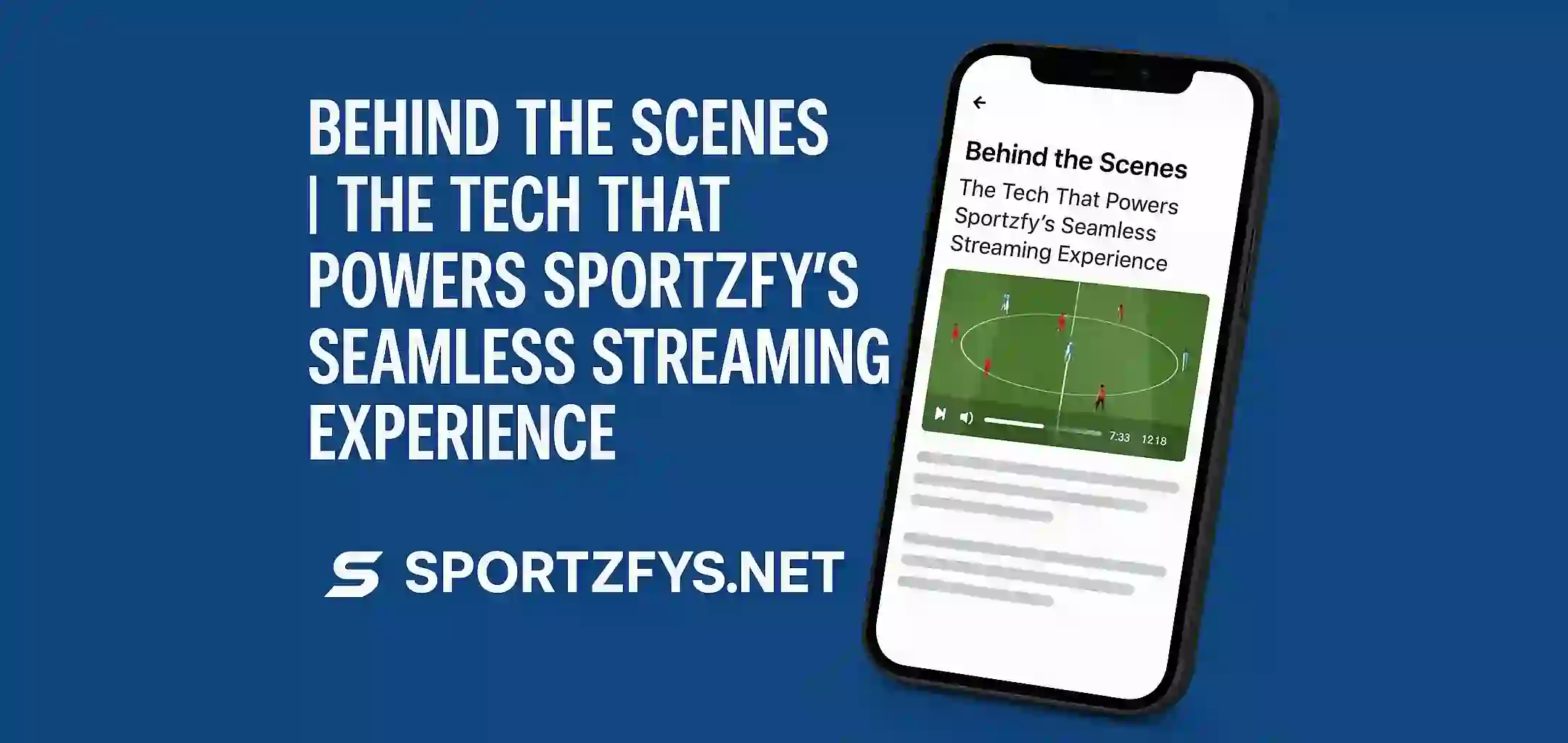 Behind the Scenes | The Tech That Powers Sportzfy Seamless Streaming Experience