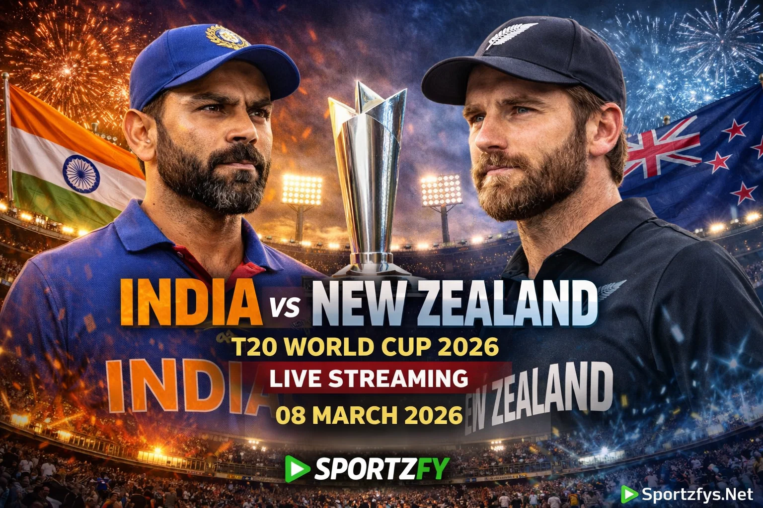 India vs New Zealand T20 World Cup 2026