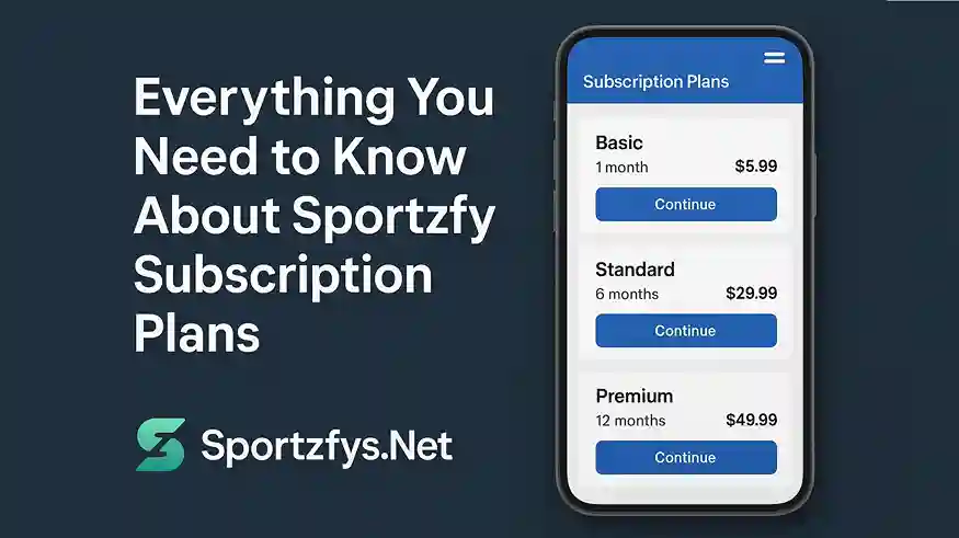 Sportzfy সাবস্ক্রিপশন প্ল্যান সম্পর্কে আপনার যা জানা দরকার