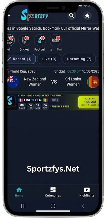 Watch Live Cricket & Football